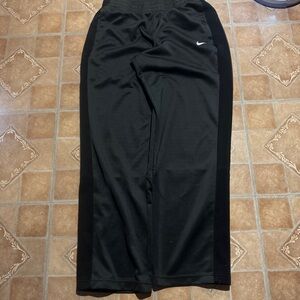 Vintage Nike "The Athletic Dept." Track Pants - Black/White - Size Medium